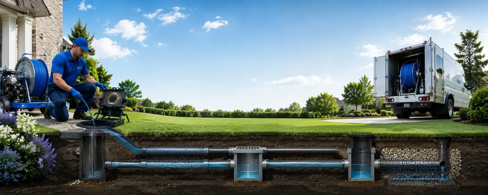 Outdoor drain cleaning information for Samaria, MI