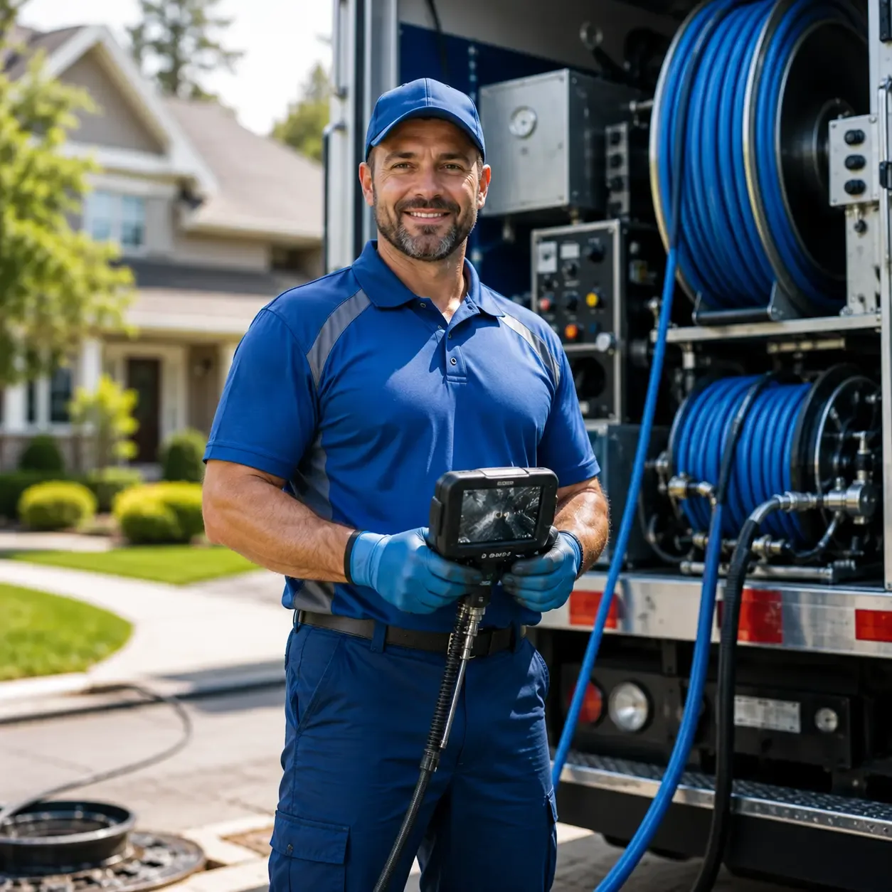 Local outdoor drain cleaning specialists in Samaria, MI